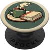 One More Chapter Studio Caffè e un libro in brossura per gli amanti dei libri, lettori Kindle PopSockets PopGrip Adesivo