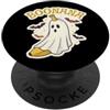 Funny Boonana Cute Ghost Banana Costume Divertente Boonana Carino Fantasma Banana Costume Pun Spooky Joke PopSockets PopGrip Adesivo