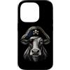 Funny Pirate Cow Animal Lovers Graphic G Custodia per iPhone 14 Pro Mucca divertente amante degli animali pirata mucca grafica estetica