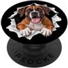 4BoxerLovers Boxer divertente che sbircia carino amante dei cani mamma papà PopSockets PopGrip Adesivo