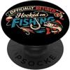 Retired Fisherman Lake Passion Piano pensionistico: amo pescare al lago, la mia passione PopSockets PopGrip Adesivo