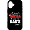 Dear Santa Family Matching Christmas Custodia per iPhone 16 Dear Santa It Was My Dad's Fault Family Matching Christmas