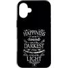Harry Potter Custodia per iPhone 16 Plus Harry Potter Happiness Quote