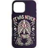 Emo Never Was a Phase Custodia per iPhone 16 Pro Max Emo Skeleton Heartbreak Alternative Punk Goth