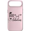 Hat 100th Birthday Mug 100 & Fabulous Sh Custodia per iPhone Air 100 and Fabulous Women 100th Birthday Hundred & Fabulous 100