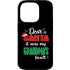 Dear Santa My Grandma Family Matching Ch Custodia per iPhone 14 Pro Dear Santa It Was My Grandma's Fault Family Christmas