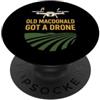 Agritech Pilot GPS Drone Farming Smart A Scouting delle colture aeree dell'agricoltura di precisione dell'operatore del drone di Ag PopSockets PopGrip Adesivo