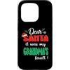Dear Santa My Grandma Family Matching Ch Custodia per iPhone 15 Pro Dear Santa It Was My Grandma's Fault Family Christmas