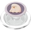 Little Boo Studio Lavender Ghost Mangiare Candy Corn Kawaii per gli amanti di Halloween PopSockets PopGrip per MagSafe