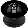 Funny Pirate Cavalier Owner Dog Mom Dad Grafica Cavalier King Charles Spaniel, amante dei cani pirata PopSockets PopGrip Adesivo