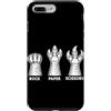 Rock Paper Scissors Funny Hand Game Men Custodia per iPhone 7 Plus/8 Plus Gioco a mano Rock Paper Scissors T-Rex Lover Dinosaur Humor
