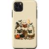 Cute Ghost Halloween Custodia per iPhone 11 Pro Max Carino Halloween Ghost Lettura Libri Spettrali Lettori