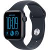 Apple Watch SE 3 GPS 40 mm Smartwatch | Cassa in alluminio mezzanotte con Cinturino Sport blu marino - S/M