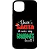 Dear Santa My Grandma Family Matching Ch Custodia per iPhone 15 Plus Dear Santa It Was My Grandma's Fault Family Christmas