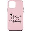 Hat 21st Birthday Mug 21 and Fabulous Sh Custodia per iPhone 12 mini 21 and Fabulous Women 21st Birthday Twenty One Fabulous 21