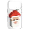 FREEZE Custodia per iPhone 17 Pro Babbo Natale 3D 8 Bit Pixel Head