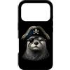 Funny Pirate Otter Animal Lovers Graphic Custodia per iPhone 17 Pro Lontra divertente amante degli animali pirata lontra grafica estetica
