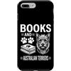 Funny Australian Terrier And Book Design Custodia per iPhone 7 Plus/8 Plus Libri E Australian Terrier Divertente Australian Terrier