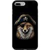 Funny Pirate Fox Animal Lovers Graphic G Custodia per iPhone 7 Plus/8 Plus Volpe divertente amante degli animali pirata volpe grafica estetica divertente