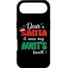 Dear Santa My Aunt Family Matching Chris Custodia per iPhone Air Dear Santa It Was My Aunt's Fault Family Matching Christmas