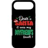 Dear Santa My Boyfriend Family Matching Custodia per iPhone Air Dear Santa It Was My Boyfriend's Fault Family Christmas