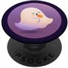 Little Boo Studio Cream Ghost Mangiare Candy Corn Kawaii per gli amanti di Halloween PopSockets PopGrip Adesivo