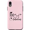 Hat 100th Birthday Mug 100 & Fabulous Sh Custodia per iPhone XR 100 and Fabulous Women 100th Birthday Hundred & Fabulous 100