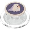 Little Boo Studio Ghost Eating Candy Corn Kawaii per gli amanti di Halloween PopSockets PopGrip per MagSafe