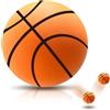 LOMUG Palla da basket silenziosa da 24 cm, altamente elastica, taglia 7, per interni, silenziosa, in schiuma, per allenamento in camera, leggera