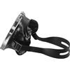 Vibsky Maschera per immersioni in vetro temperato HD, per immersioni e snorkeling, ampio campo visivo con comoda cinghia regolabile, colore nero