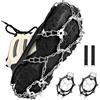 Veralendia Ramponi per scarpe da montagna con 19 denti, in acciaio inox, antiscivolo, per uomini, donne, adulti e bambini, adatti per escursionismo, trail running, trekking