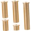 VOSAREA 5 Pezzi Tappo Terminale per Asta da Golf, Pesi 2g 4g 6g 8g 10g, Oro | Rame Resistente All'usura, Compatibile Molti Modelli di Bastone, Regolazione del Bilanciamento