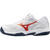 Mizuno Ragazzi Scarpe da Tennis Break Shot 5 CC J Codice 61GC2555-20 Bianco
