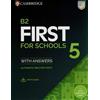 Sonstige Verlage B2 First for Schools 5 prove pratiche autentiche con risposte e audio con banca di risorse
