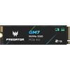SSD Predator GM7 da 2TB M 2 2280 PCIe Gen4 x4 NVMe 2.0 Fino a 7400 MB/s Con