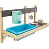 TP Toys TP Giocattoli | Accessorio deluxe da cucina in legno | Ideale per giochi all'aperto con fango, sabbia e acqua | Età 3+ | Componente aggiuntivo per giardino e cucina all'aperto | Accessorio per la casa