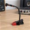 Microfono a collo d'oca con clip, a condensatore cardioide per sassofono.