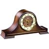 Hermle Hand Made Tambour Style Mantle Clock - Walnut Finish