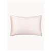 LILYSILK Federa in seta a righe 19 Momme Charmeuse, varie misure - Rosé