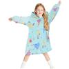 Gifts Treat Felpa Oversize Bambini Ragazza Felpa Bambino Sherpa Soffitto Coperta Felpata con Cappuccio Morbida Calda