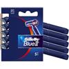 GILLETTE Rasoio gillette blue ii standard 6 x 20 x 5 - 906314253 - bellezza-e-cosmesi/viso/viso-uomo-e-barba