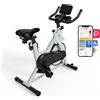 StarTech Cyclette da interno - Modello S1 - Sistema di frenatura magnetica - 32 livelli di resistenza - Bluetooth - Display - Supporto per tablet - Sella regolabile, altezza 76-92 cm - Verde