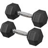 SONGMICS Due bilancini SYL050B01, 2 pezzi da 5 kg, colore nero