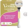 Gillette Rasoio elettrico Gillette Venus Comfortglow per donna, grigio/giallo