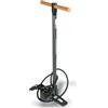 SKS Germany COMPRESSOR NXT DIGI - Pompa ad aria per tutti i tipi di valvole, manometro digitale LED, tubo metallico, base in metallo, manico in legno, pressione massima: 16 bar / 232 PSI, colore: Nero
