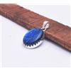Ciondolo Australian Triplet Opale Ovale 925 Argento Sterling Fatto A Mano D-40