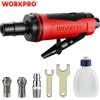 WORKPRO Smerigliatrice pneumatica WORKPRO, smerigliatrice pneumatica diritta da 1/4 pollici, smerigliatrice pneumatica per rettifica, taglio, lucidatura ect