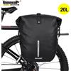 Rhinowalk zaino per bici impermeabile 20L borsa per bagagliaio borsa da viaggio borsa da ciclismo cestino MTB bicicletta da strada portapacchi posteriore accessorio per borsa posteriore