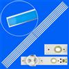 NONE Striscia di retroilluminazione a LED per 55PUS6503/12 55PUS6412 55PUS7503 55PUS6162 55PUS6262 55PUS6753 55PUS7303 55PUS6703 TPT550U1 LB55073 V1