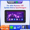 Hizpo Android Auto Radio per Alfa Romeo 159 Brera Spider Sportwagon Carplay Auto Multimedia RDS GPS 2din Autoradio AI Voice 7862